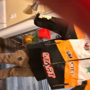 Black and Orange Racing Jacket